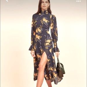 Reformation Galena Petit Jardin Floral Midi dress